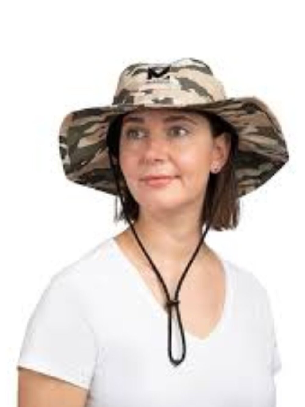 Mission Cooling Wide Brim Polyester Hat-Classic Camo 111622D New With Tags One S
